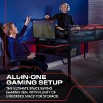 X-Rocker Sanctum Mid Sleeper Gaming Bed with Desk