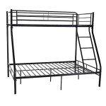 Panana Black Triple Sleeper Metal Bunk Bed