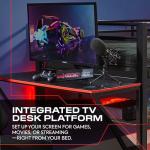 X-Rocker Sanctum Mid Sleeper Gaming Bed with Desk