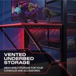 X-Rocker Sanctum Mid Sleeper Gaming Bed with Desk