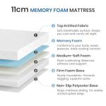 Good Nite 4 3 Memory Foam Double Mattress