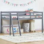 Sydney High Sleeper Bunk Bed in Grey