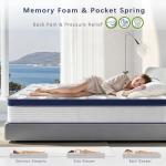 Comfort Gel Memory Foam Double Mattress - 4FT6