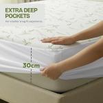 Waterproof Bamboo Mattress Protector For Bunk Beds