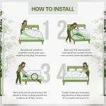 Waterproof Bamboo Mattress Protector For Bunk Beds