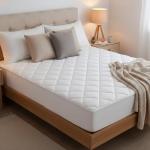King Size Fitted Mattress Protector with Skirt
