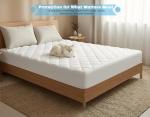 King Size Fitted Mattress Protector with Skirt