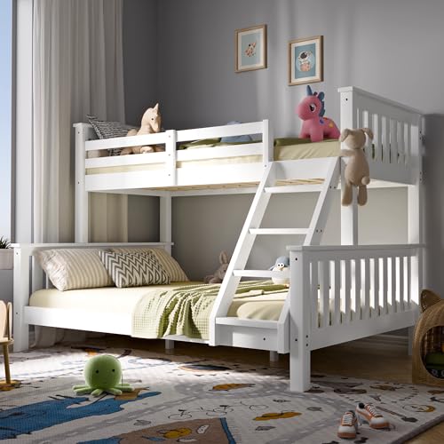 Blisswood Triple Bunk Bed - Solid Pine, White
