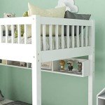 Solid Pine Wood Bunk Bed with Slide Drawer Storage