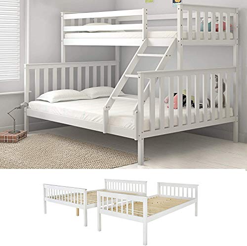Panana Triple Sleeper Solid Wood Bunk Beds