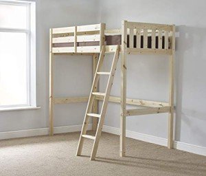 Versatile Wooden High Sleeper Bunk Bed