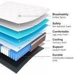 IYEE NATURE 8.7 Inch Hybrid Double Mattress