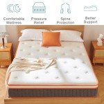 IYEE NATURE 8.7 Inch Hybrid Double Mattress