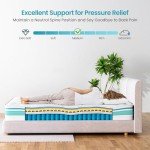 TeQsli 10-Inch Double Gel Memory Foam Mattress