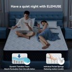 ELEMUSE 10.6" Memory Foam Double Mattress