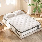 TeQsli 10-Inch Gel Memory Foam Mattress