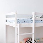 Panana White Wooden Bunk Bed, 3ft Single