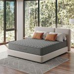 Vesgantti 10 Inch Hybrid Double Mattress, Grey