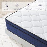 12-Inch Hybrid Double Mattress for Comfort & Breathability