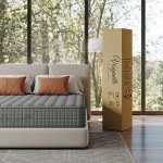 Vesgantti 10 Inch Hybrid Double Mattress, Grey