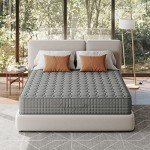Vesgantti 10 Inch Hybrid Double Mattress, Grey