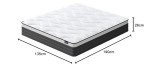 Vesgantti 10.2 Inch Hybrid Double Mattress
