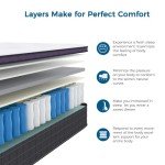 Inofia 25cm Double Memory Foam and Spring Mattress