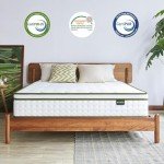 Inofia 10-Inch King Hybrid Memory Foam Mattress