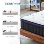Inofia 25cm Double Memory Foam and Spring Mattress
