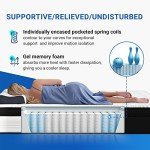 Avenco 8-Inch Gel Memory Foam Double Mattress