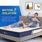 Bamboo Charcoal Hybrid Double Mattress - Medium Firm