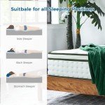 Inofia 10-Inch King Hybrid Memory Foam Mattress