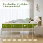 Comfortable Double Hybrid Pocket Sprung Mattress 26cm
