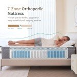 Comfortable 10-Inch Double Hybrid Mattress for Back Pain