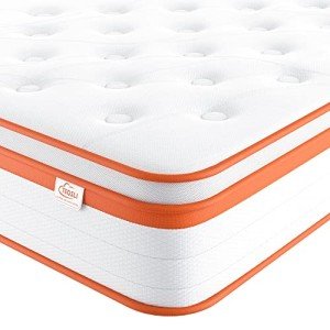 TeQsli 10-Inch Gel Memory Foam Mattress 135x190cm