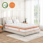 TeQsli 10-Inch Gel Memory Foam Mattress 135x190cm