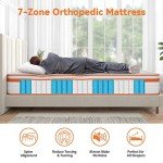 TeQsli 10-Inch Gel Memory Foam Mattress 135x190cm