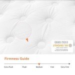 TeQsli 10-Inch Gel Memory Foam Mattress 135x190cm