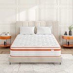 TeQsli 10-Inch Gel Memory Foam Mattress 135x190cm