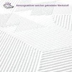 Double Gel Memory Foam Mattress, 135x190cm