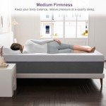Double Gel Memory Foam Mattress, 135x190cm