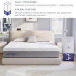 Molblly Single Memory Foam Mattress 90x190 cm