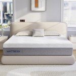 Molblly Single Memory Foam Mattress 90x190 cm