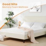 Comfortable Double Memory Foam Mattress with Washable Cover