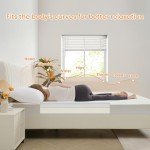 Comfortable Double Memory Foam Mattress with Washable Cover