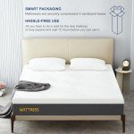 Molblly Memory Foam Single Mattress, 90x190cm