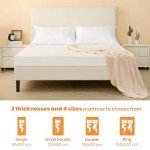 Comfortable Double Memory Foam Mattress with Washable Cover