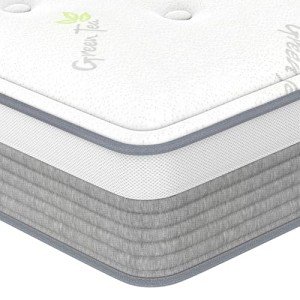 Green Tea Memory Foam Hybrid Mattress - Medium Firm