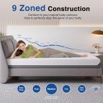 Memory Foam King Mattress with Removable Cover