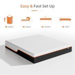 Vesgantti 16CM Gel Memory Foam Mattress 90x190CM
